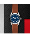 Tudor Black Bay 32/36/41 - 41 mm steel case, Brown leather strap (watches)